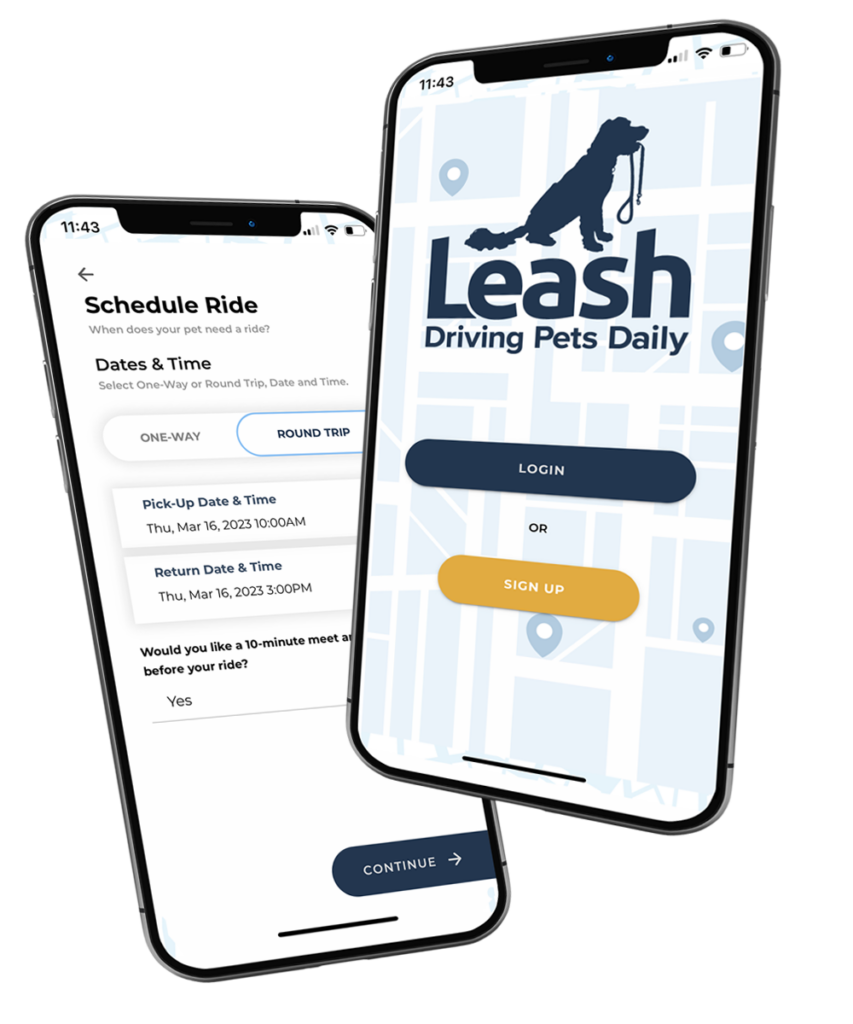 Schedule A Ride Local Pet Transportation And Pet Taxi Leash